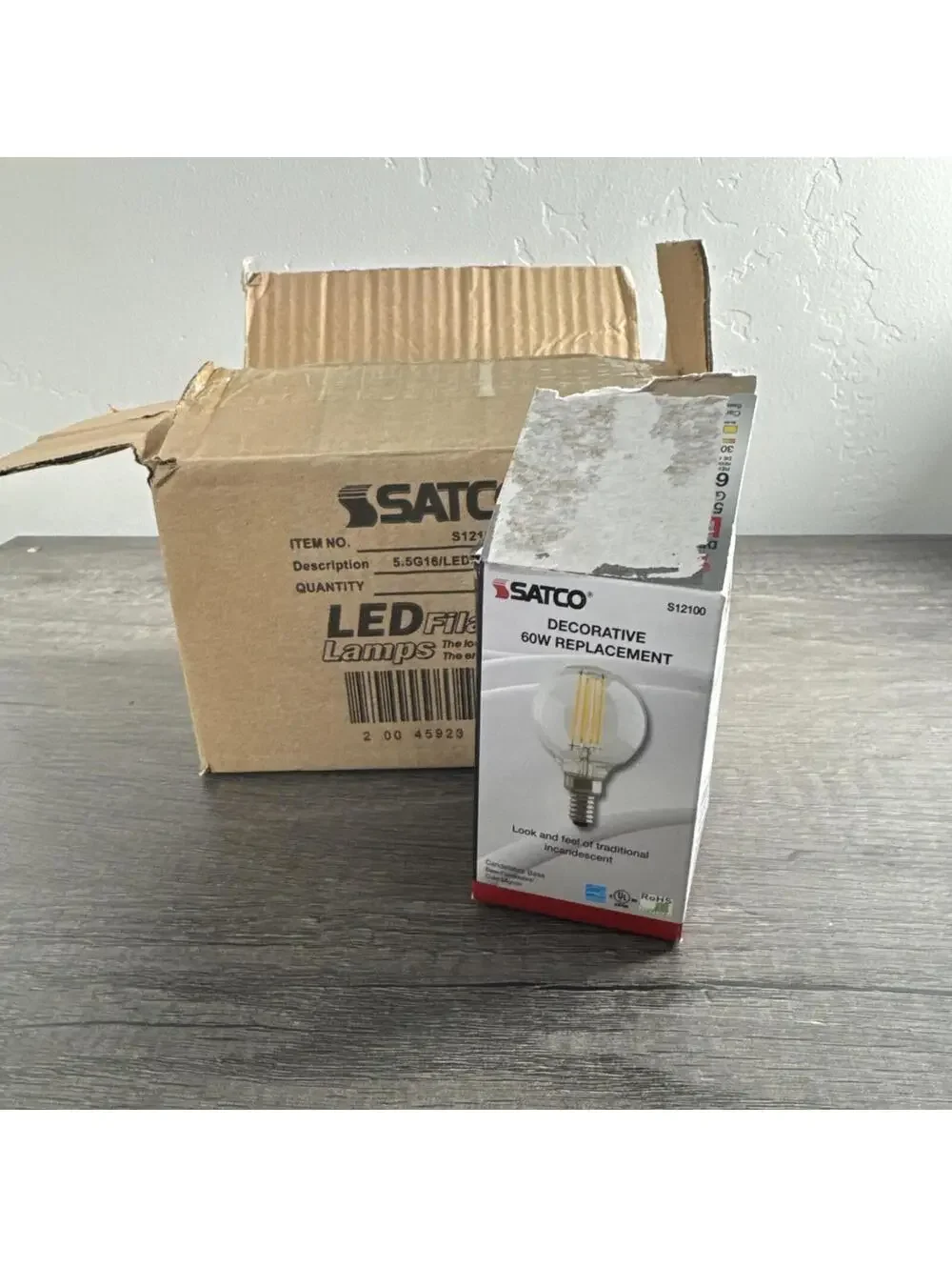 Satco S12100 5.5W G16 LED Bulb Lot Of 6 NEW